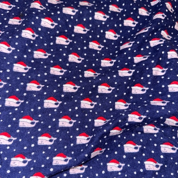 Vineyard Vines Santa Whale Pajama Pants Size Medium - Picture 7 of 7